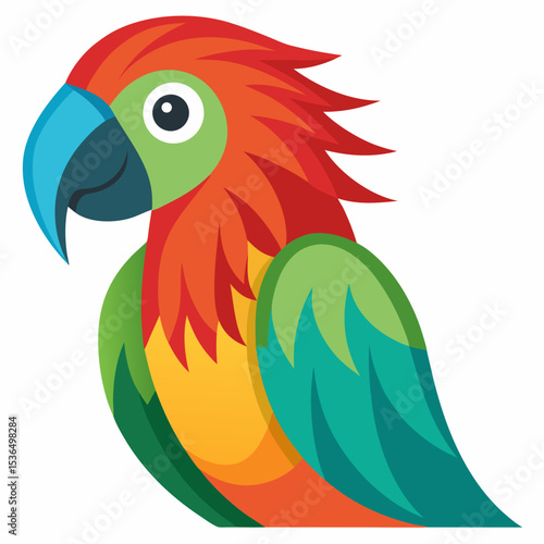 parrot on a branch