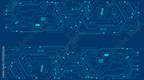 vector futuristic circuit board , Electronic motherboard , Communication and engineering concept , Hi-tech digital technology concept