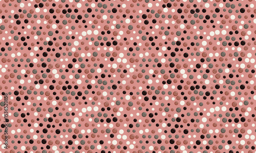Abstract seamless pattern of colorful dots in a subtle diagonal arrangement.  Perfect for textile designs, website backgrounds, or vibrant branding.