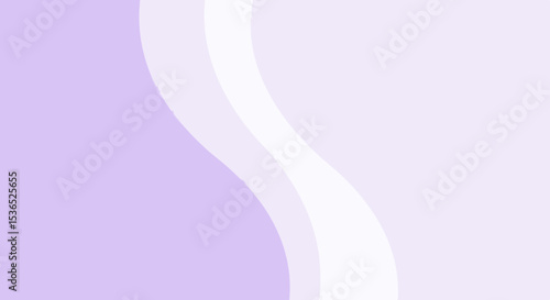 Abstract purple wave background with soft lines in minimalist style  