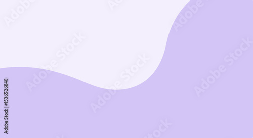 Soft purple abstract waves in minimalist design  
