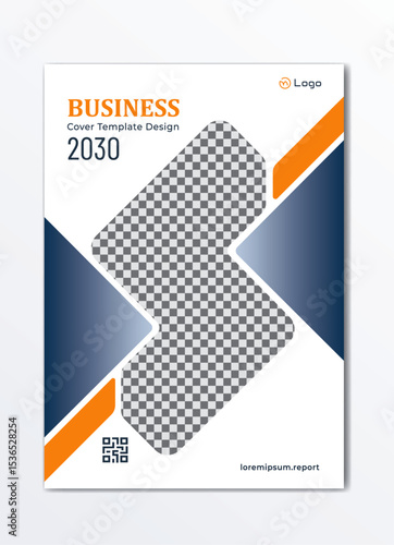 Corporate Book, Annual Report, Magazine, Poster, Business Presentation Cover Design Template in A4. 
