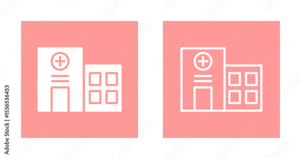 Hospital Icon Design Hospital Icon Design