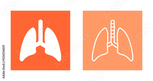 Lung Icon Design