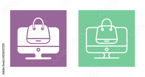Online Shopping Icon Design