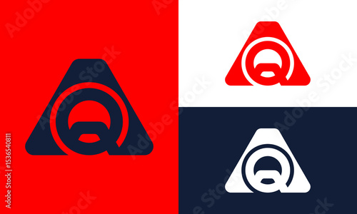 Unique AQ logo design.