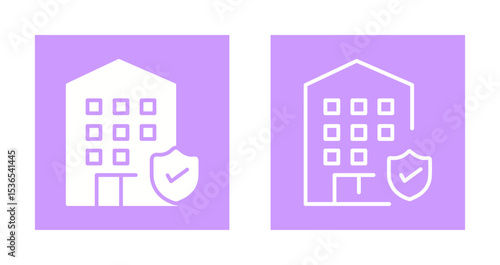 Hotel Security Icon Design