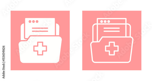 Electronic Records Icon Design