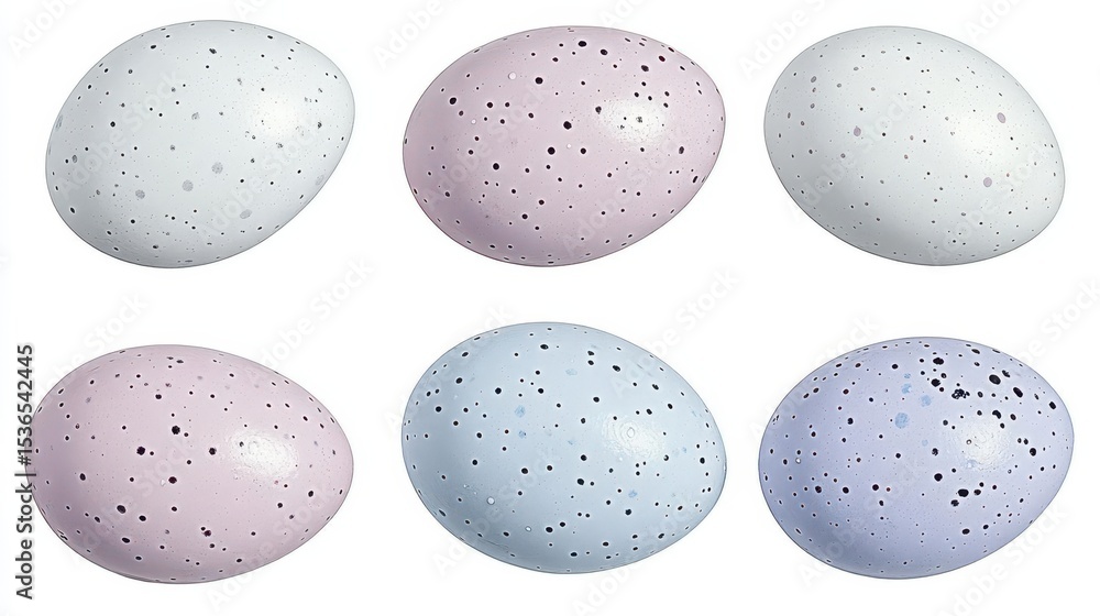 Speckled Easter Eggs: Pastel Decor Speckled Easter Eggs: Pastel Decor