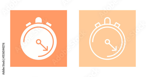 Stop Watch Icon Design