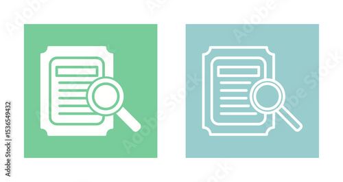 Details Looking Icon Design