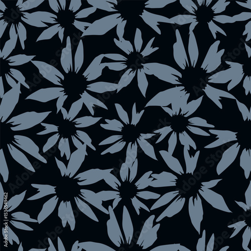 Wallpaper Mural seamless floral pattern Torontodigital.ca