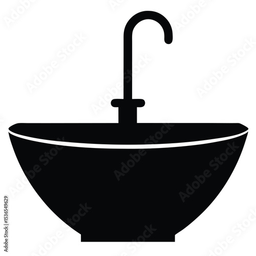 toilet bowl isolated on white background