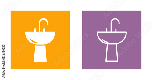 Washbasin Icon Design