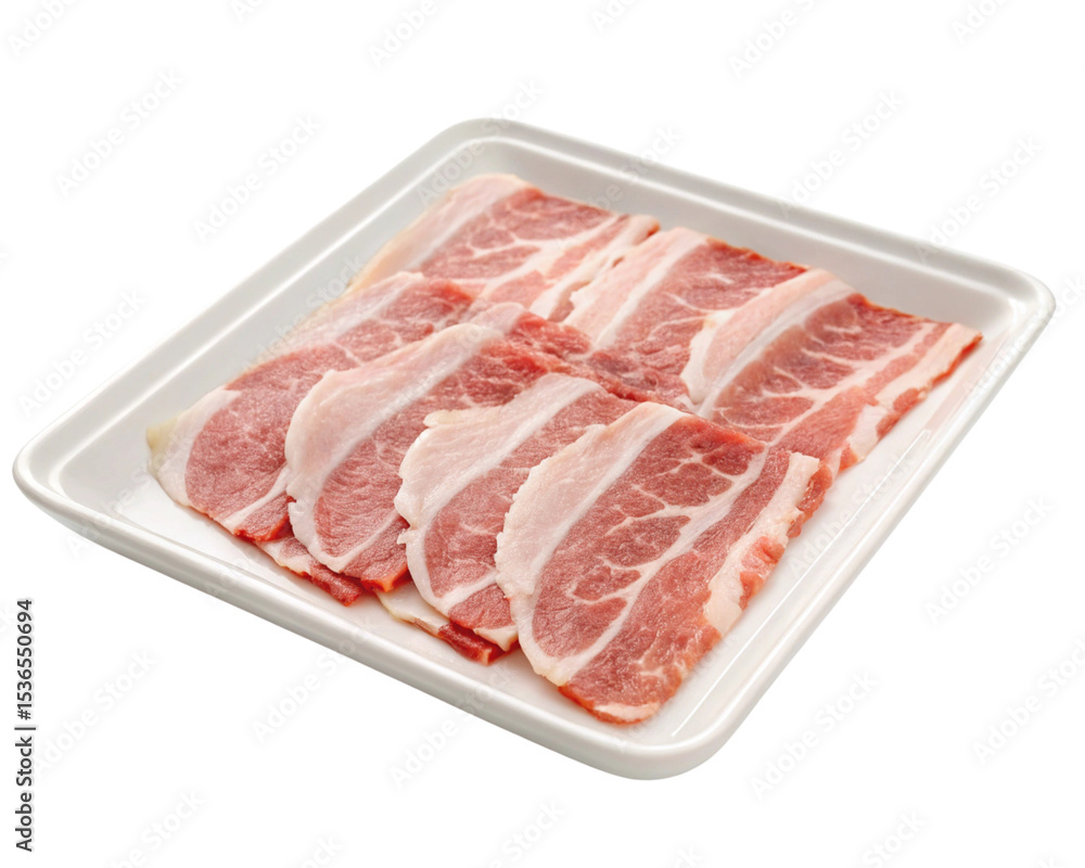 raw pork chops on transparent raw pork chops on transparent