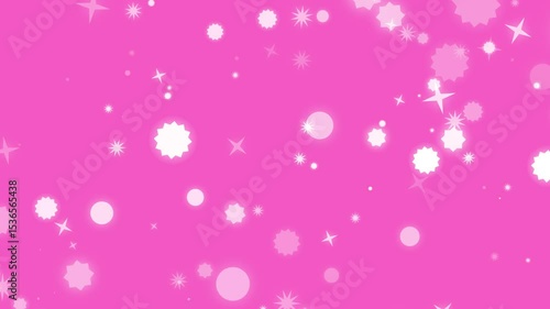 particle geometric trendy falling sparkle shape element animation background