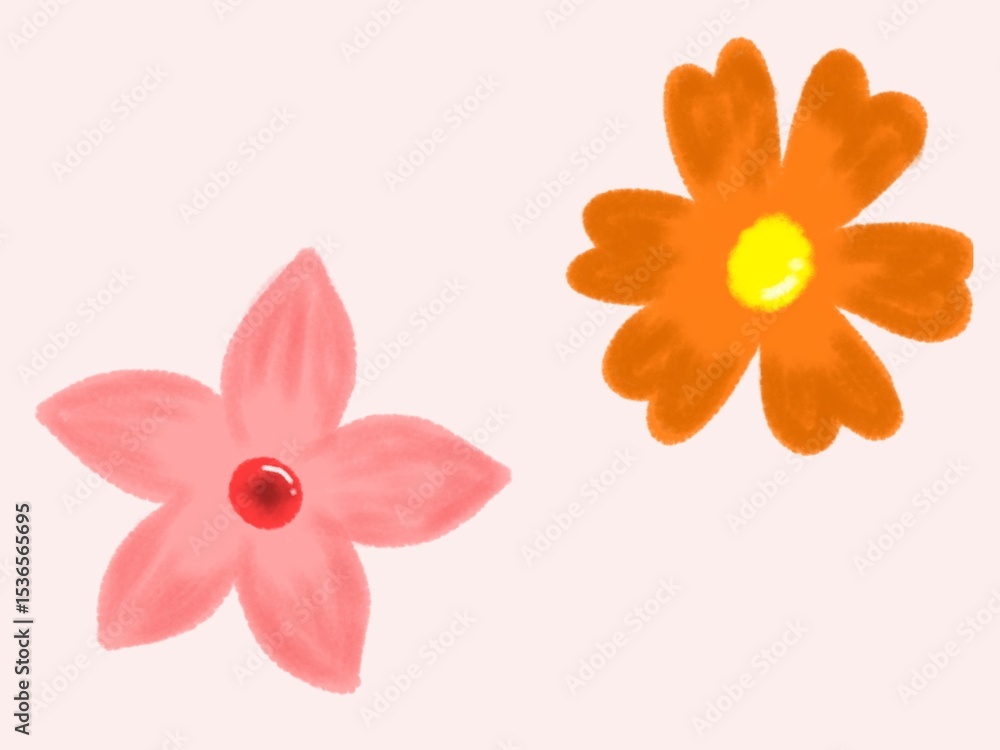 Obraz premium abstract flower background