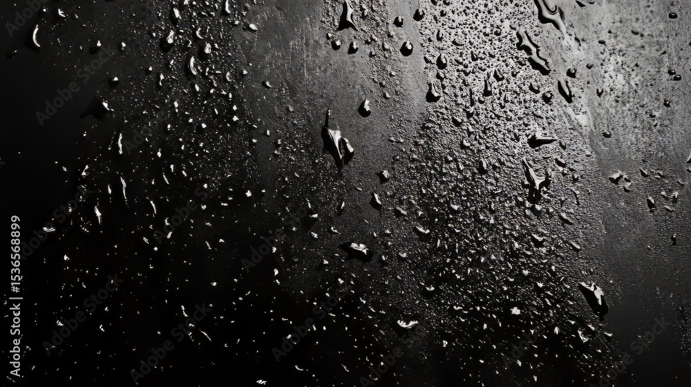 Obraz premium Rain drops on window surface