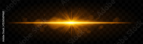 Light burst. Teal radiant glow with burst rays and soft floating sparkles on checkered transparent background, suitable for sci-fi themes.