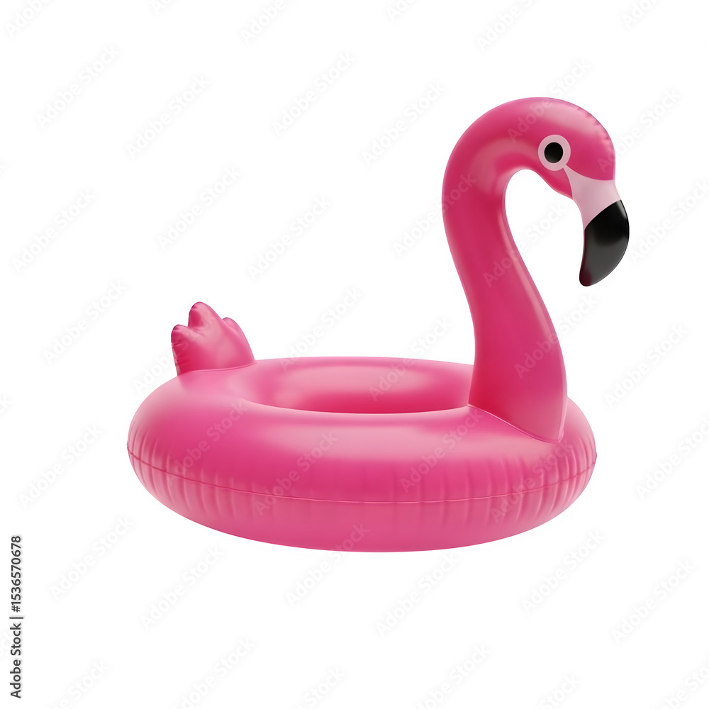 Vibrant Pink Flamingo Pool Float Summer Fun Inflatable Beach Accessory, transparent background Vibrant Pink Flamingo Pool Float Summer Fun Inflatable Beach Accessory, transparent background