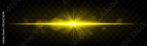 Light burst. Teal radiant glow with burst rays and soft floating sparkles on checkered transparent background, suitable for sci-fi themes.