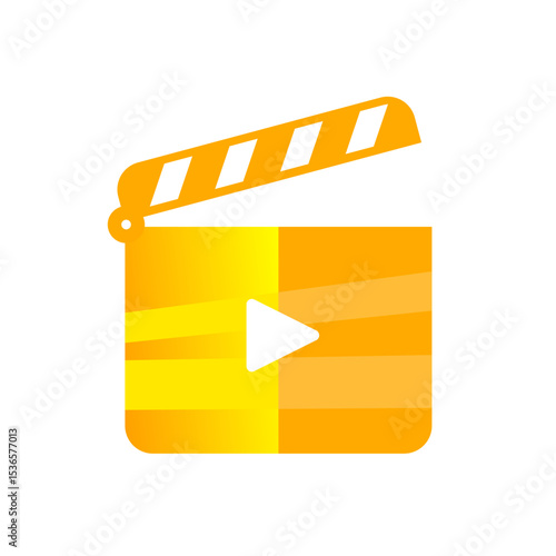 Film Clapboard – Vector Icon
