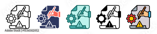 Risk Assessment multiple icon