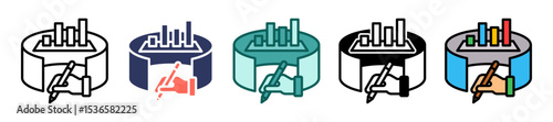 Business Simulation multiple icon