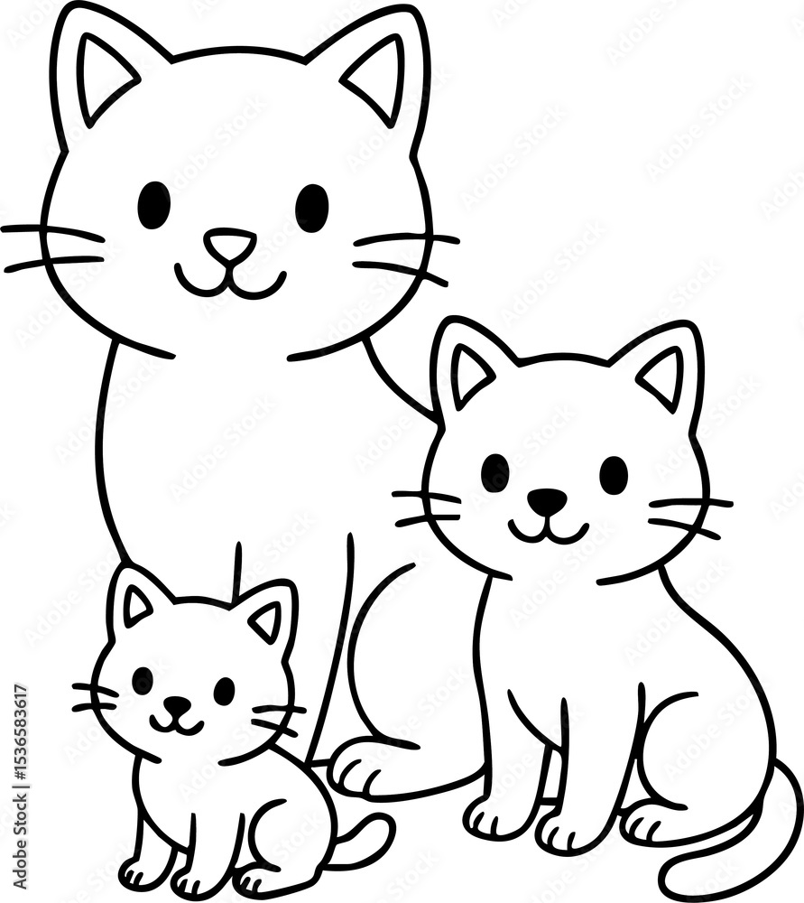 Obraz premium Children's Animal Illustration Coloring Book, 12 Zodiac Animals