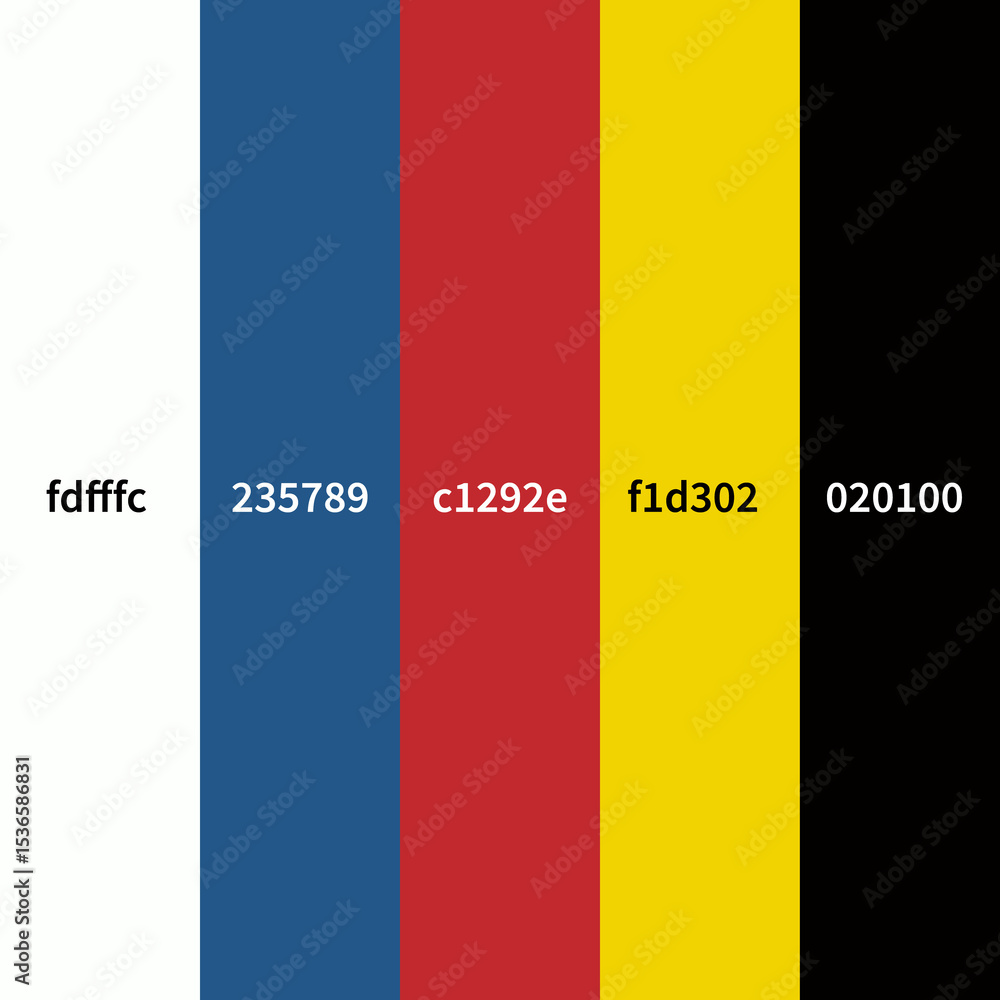 Fototapeta premium Primary Color Palette Background – High-Resolution JPEG for Bold Graphic, Print, and Web Design