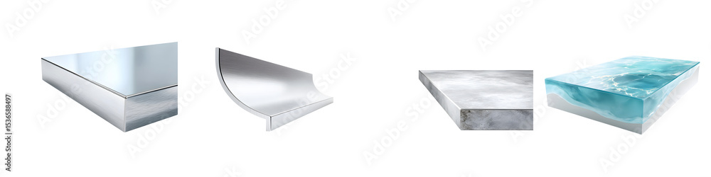 Obraz premium Geometric abstract modern design compositions