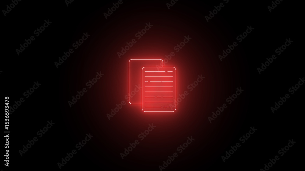 Neon icon of documents with check mark on black background. File documents uploading icon neon glowing magenta color 4k illustration.
Neon icon of documents with check mark on black background. File documents uploading icon neon glowing magenta color 4k illustration.