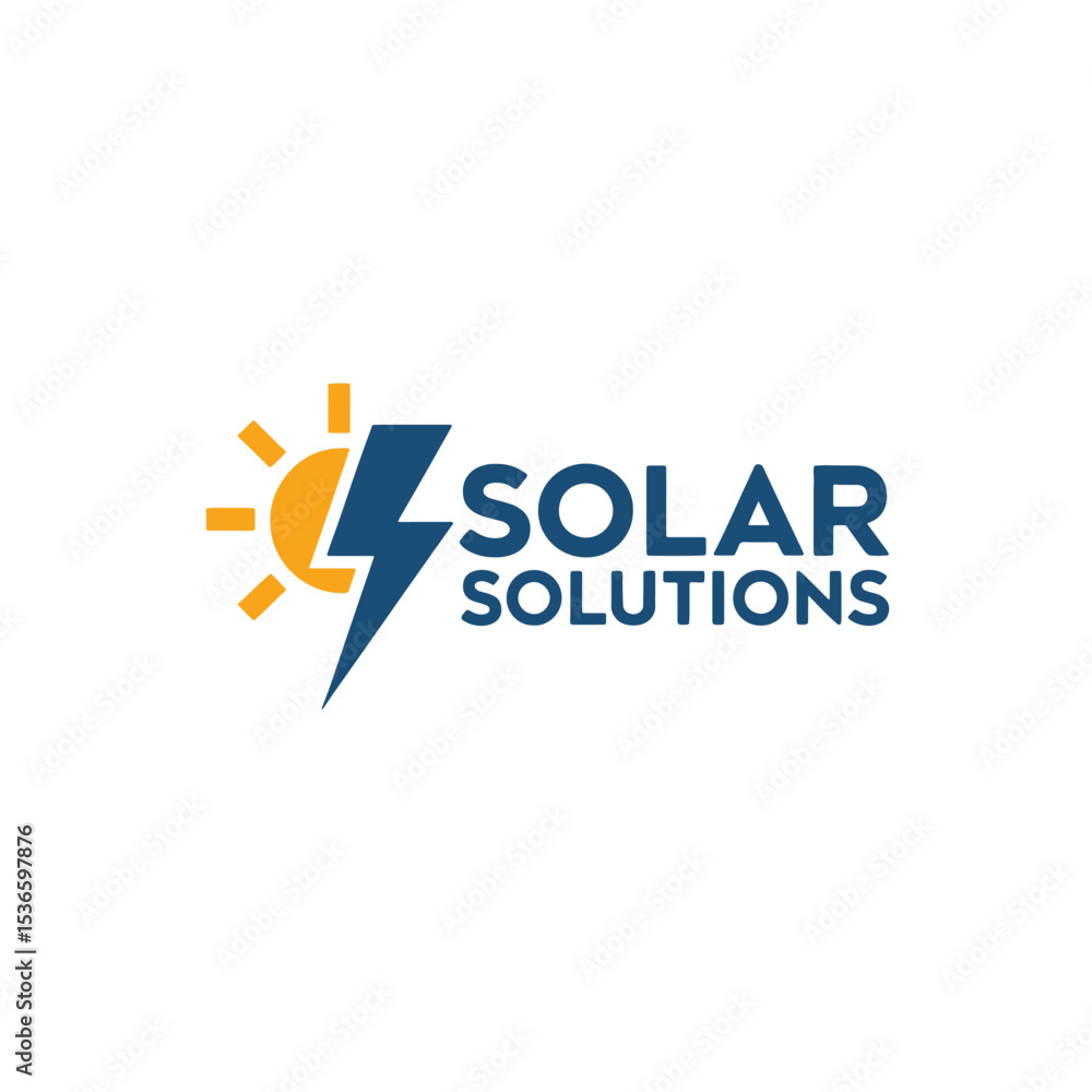 Solar Energy Power Logo Design, Modern Solar and Electricity Logo Concept, Solar Energy Power Logo Design, Modern Solar and Electricity Logo Concept,