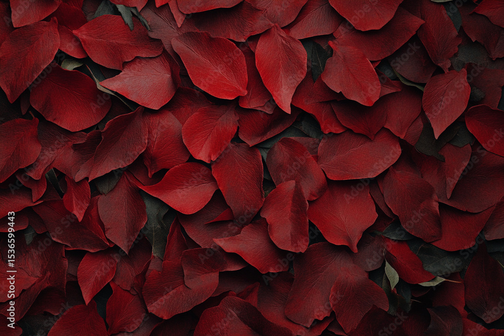 Vibrant red rose petals layered artfully showcasing intricate textures in a captivating arrangement Vibrant red rose petals layered artfully showcasing intricate textures in a captivating arrangement