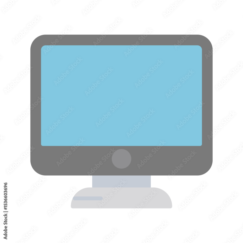 Monitor Vector Icon Monitor Vector Icon