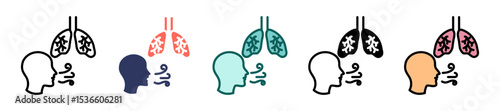 Breathing Exercise multiple icon