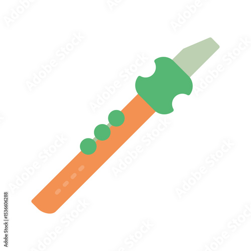 Flute Vector Icon