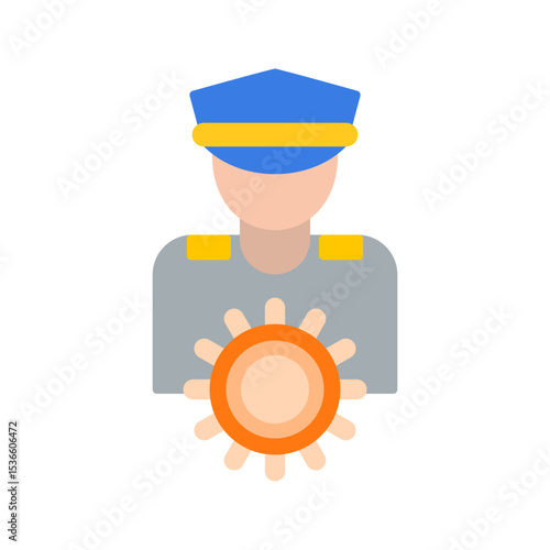 Captain Vector Icon