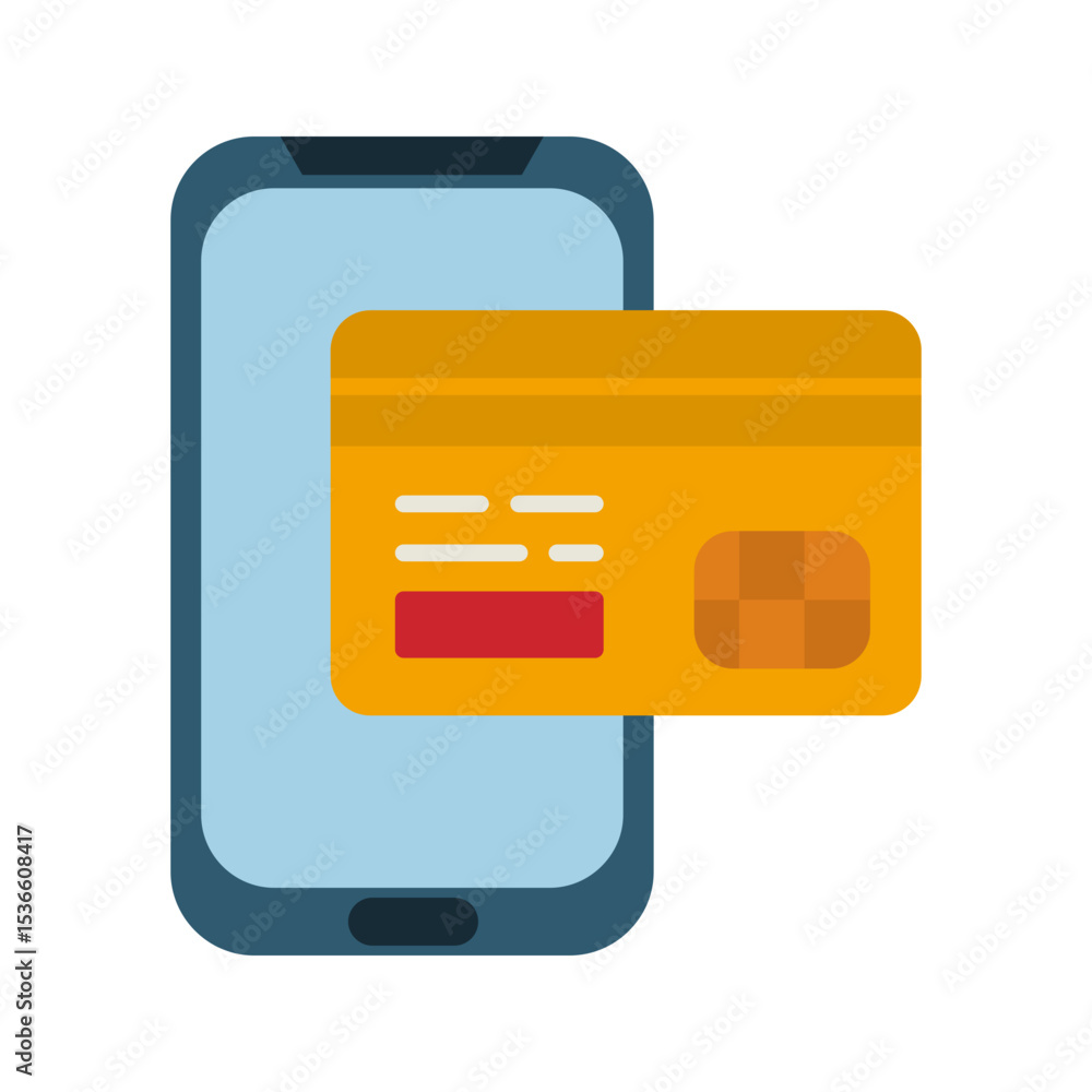 Mobile Payment Vector Icon Mobile Payment Vector Icon