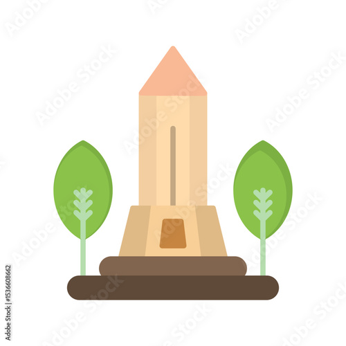 Monument Vector Icon