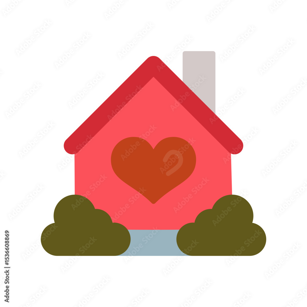 Fototapeta premium Shelter Vector Icon