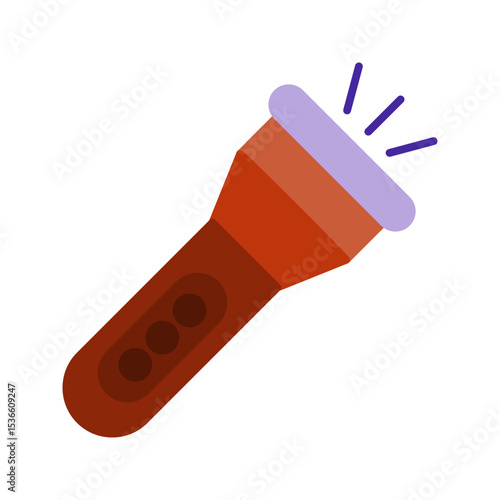 Flashlight Vector Icon