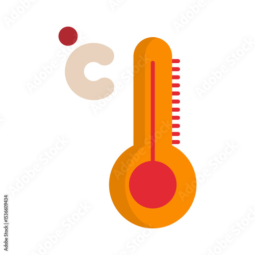 High Temperature Vector Icon