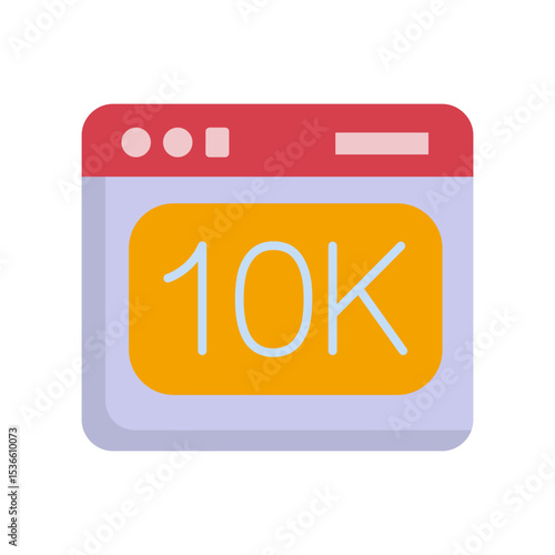 10k Vector Icon
