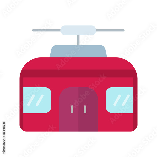 Cable Car Vector Icon