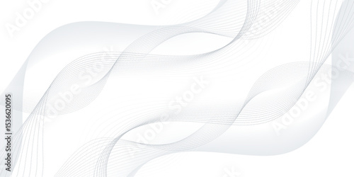 Vector abstract light lines in high speed technology concept. Speed ​​on road image. Abstract background with glow.	