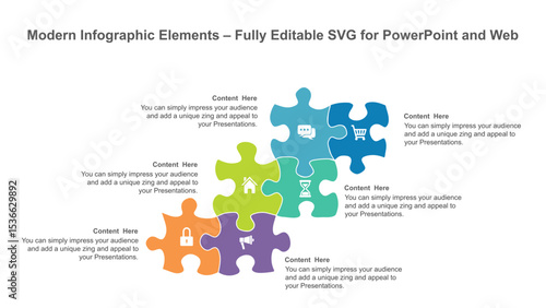 Modern Infographic Elements – Fully Editable SVG for PowerPoint, Web, Illustrator, and most vector-based applications. Ideal for presentations, infographics, and business slide designs.