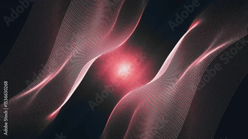 abstract red wave background