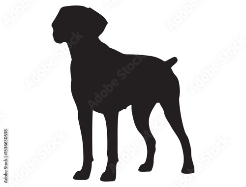 POINTER DOG SILHOUETTE