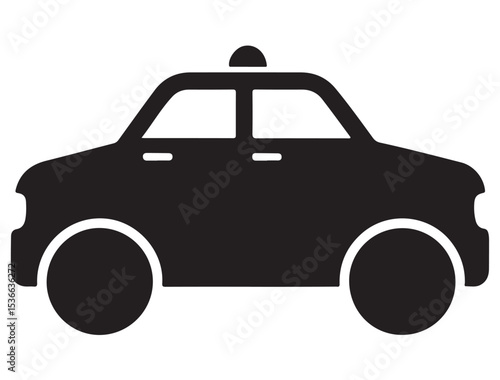 POLICE CAR SILHOUETTE 